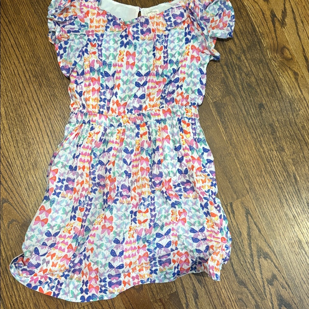 Crewcuts Multicolor Butterfly Dress